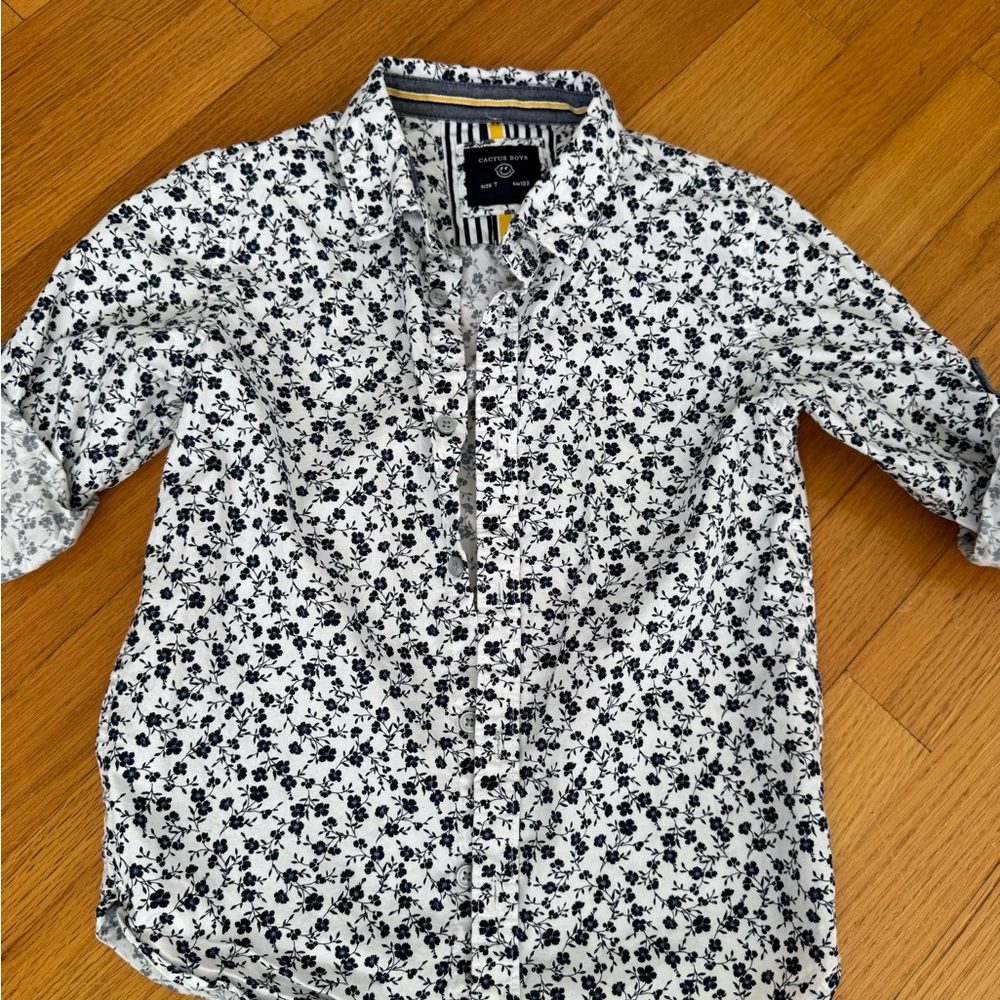 Cactus boys dress shirts 6-7
